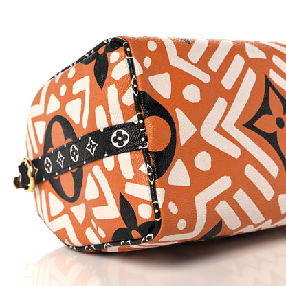 Louis Vuitton Monogram Giant Crafty Speedy Bandouliere 25 Creme Caramel 7 of 13