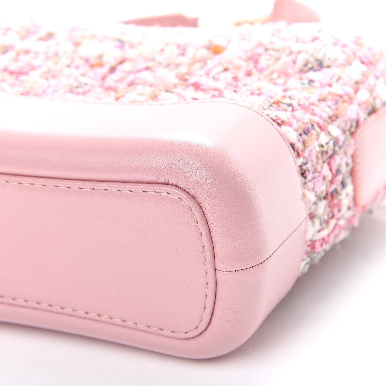 Chanel Tweed Calfskin Small Gabrielle Hobo Light Pink 9 of 9