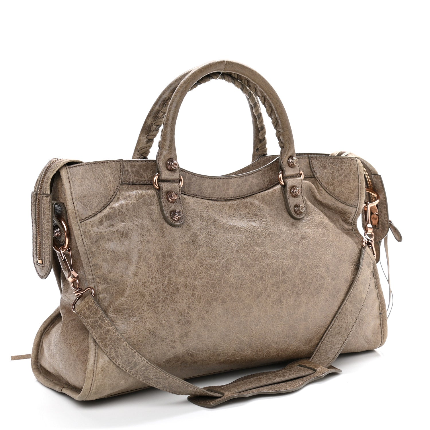 Balenciaga Agneau Giant 12 Rose Gold Hardware City Gris Poivre 3 of 10