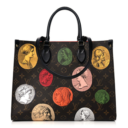 Louis Vuitton X FORNASETTI Monogram Cameo Onthego MM 1 of 8