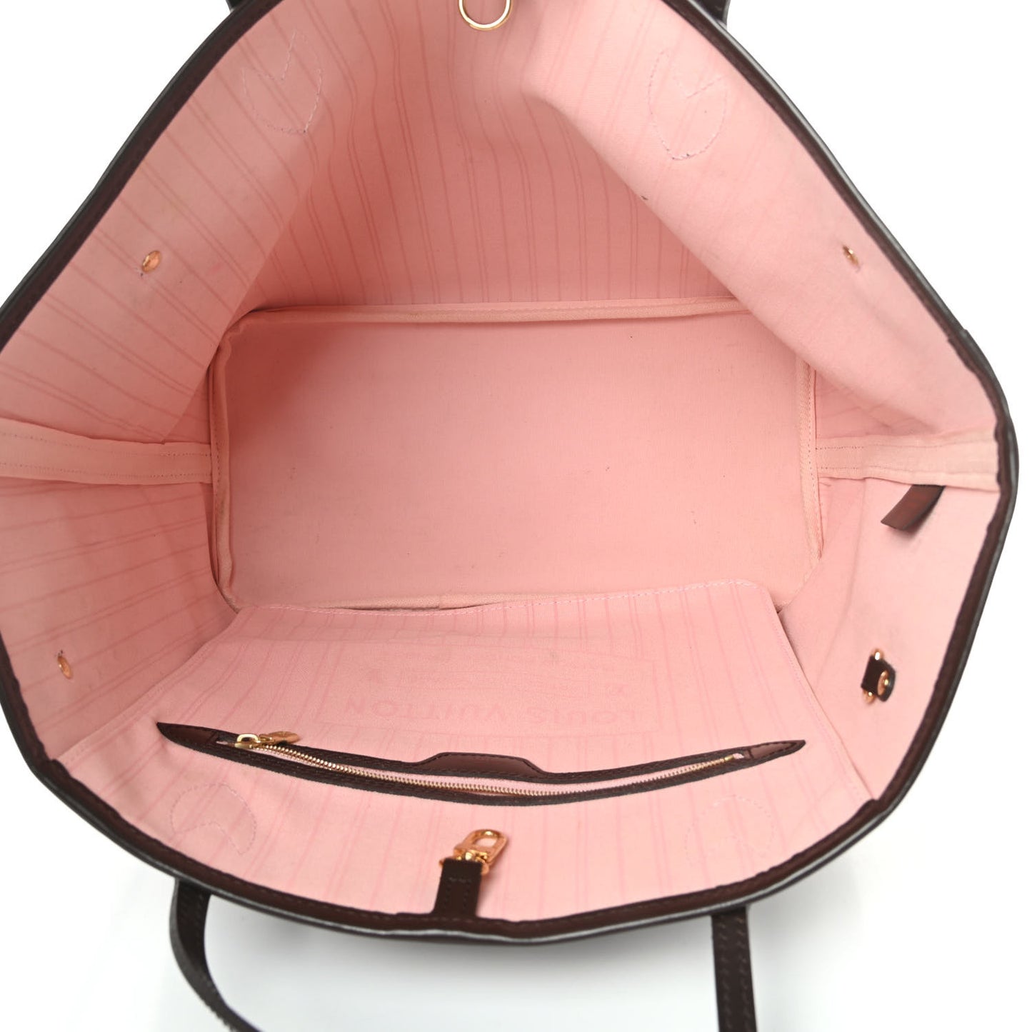 Damier Ebene Neo Neverfull MM Rose Ballerine