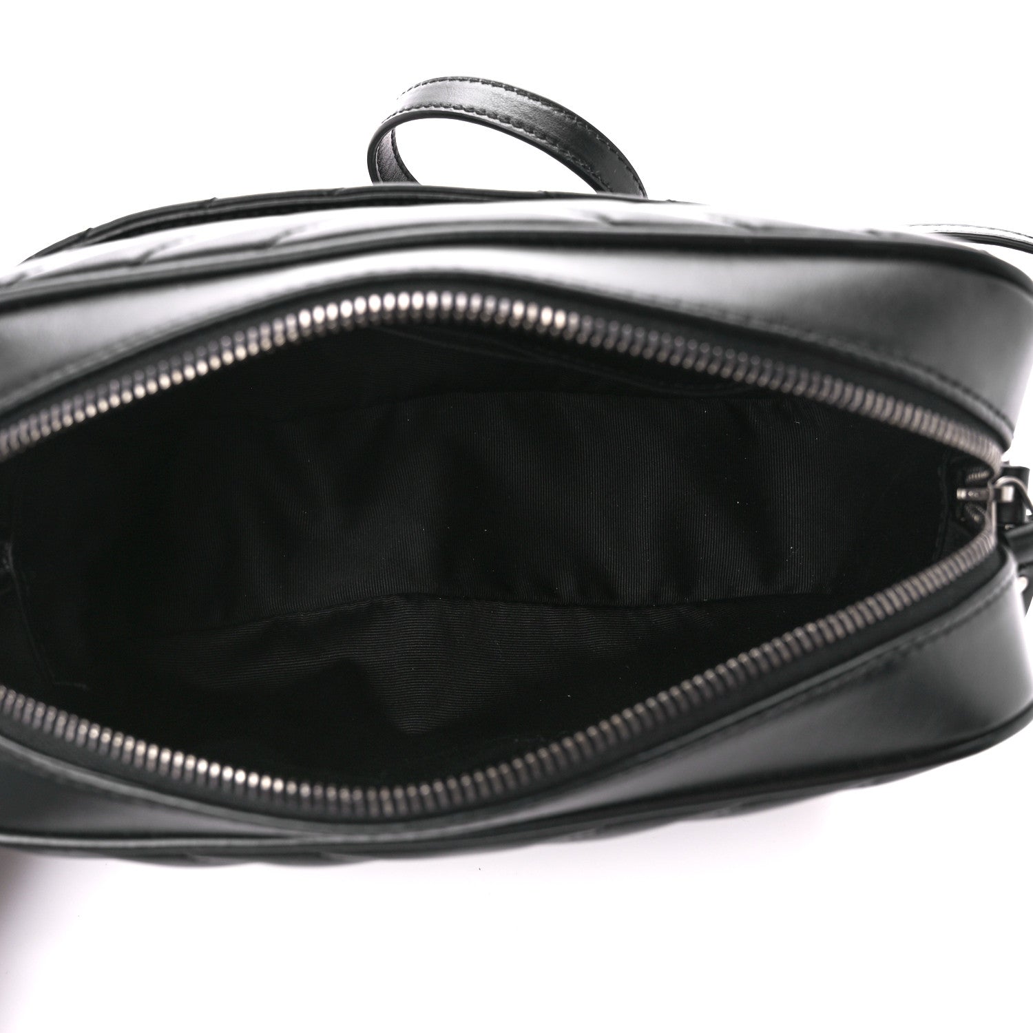 Saint Laurent Calfskin Matelasse Monogram Lou Camera Bag Black 5 of 10