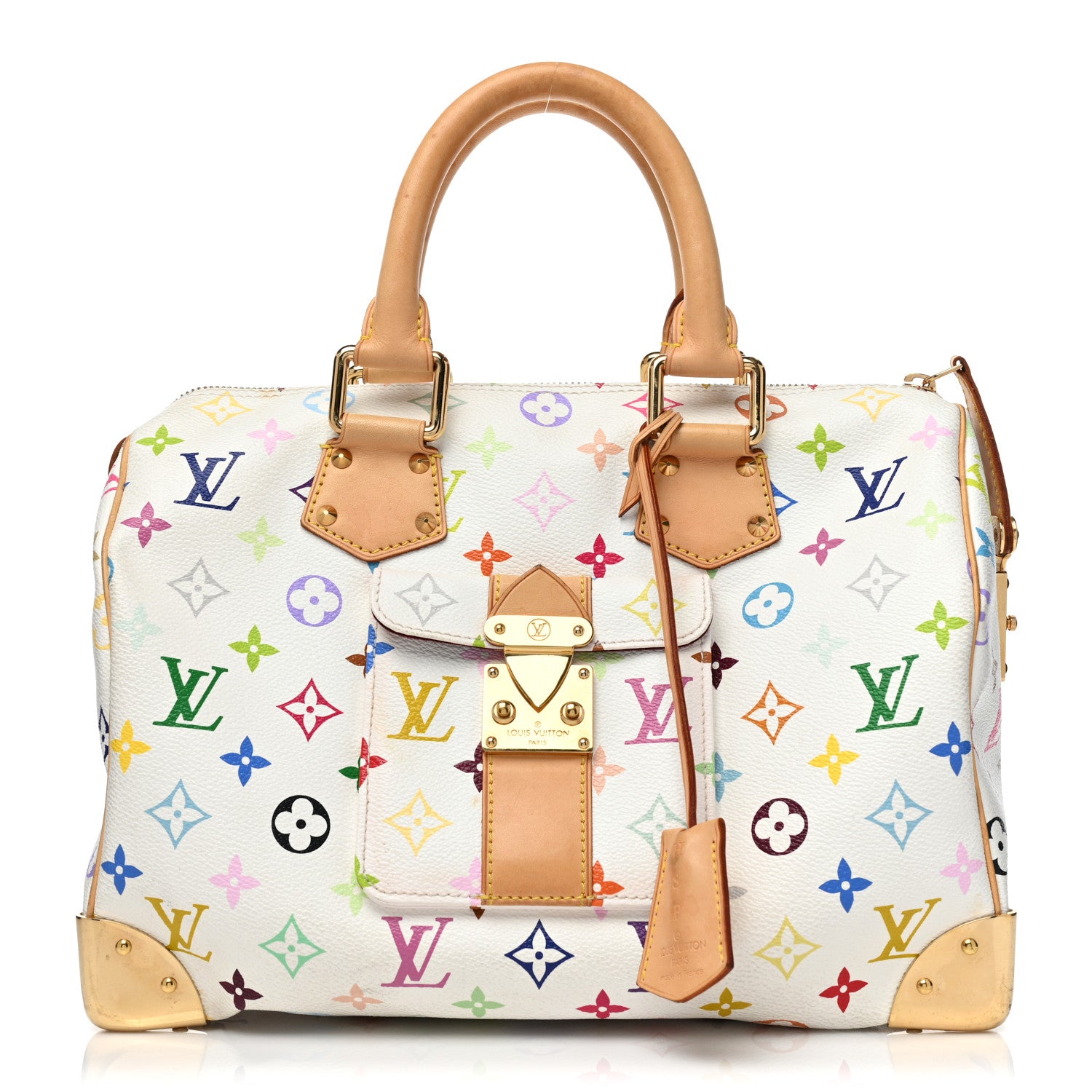 Louis Vuitton Monogram Multicolor Speedy 30 White 1 of 16