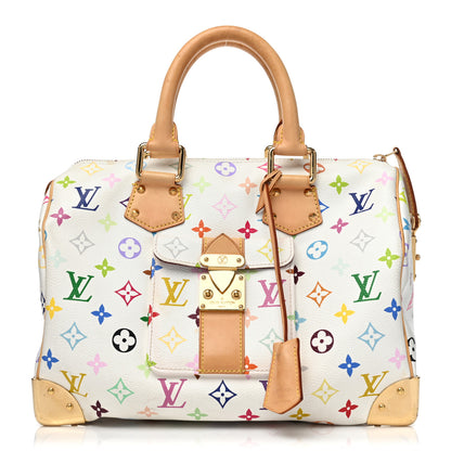 Louis Vuitton Monogram Multicolor Speedy 30 White 1 of 16