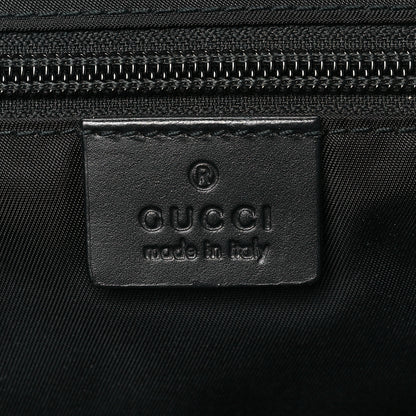 Gucci GG Supreme Monogram Web Flap Messenger Bag Black 6 of 9