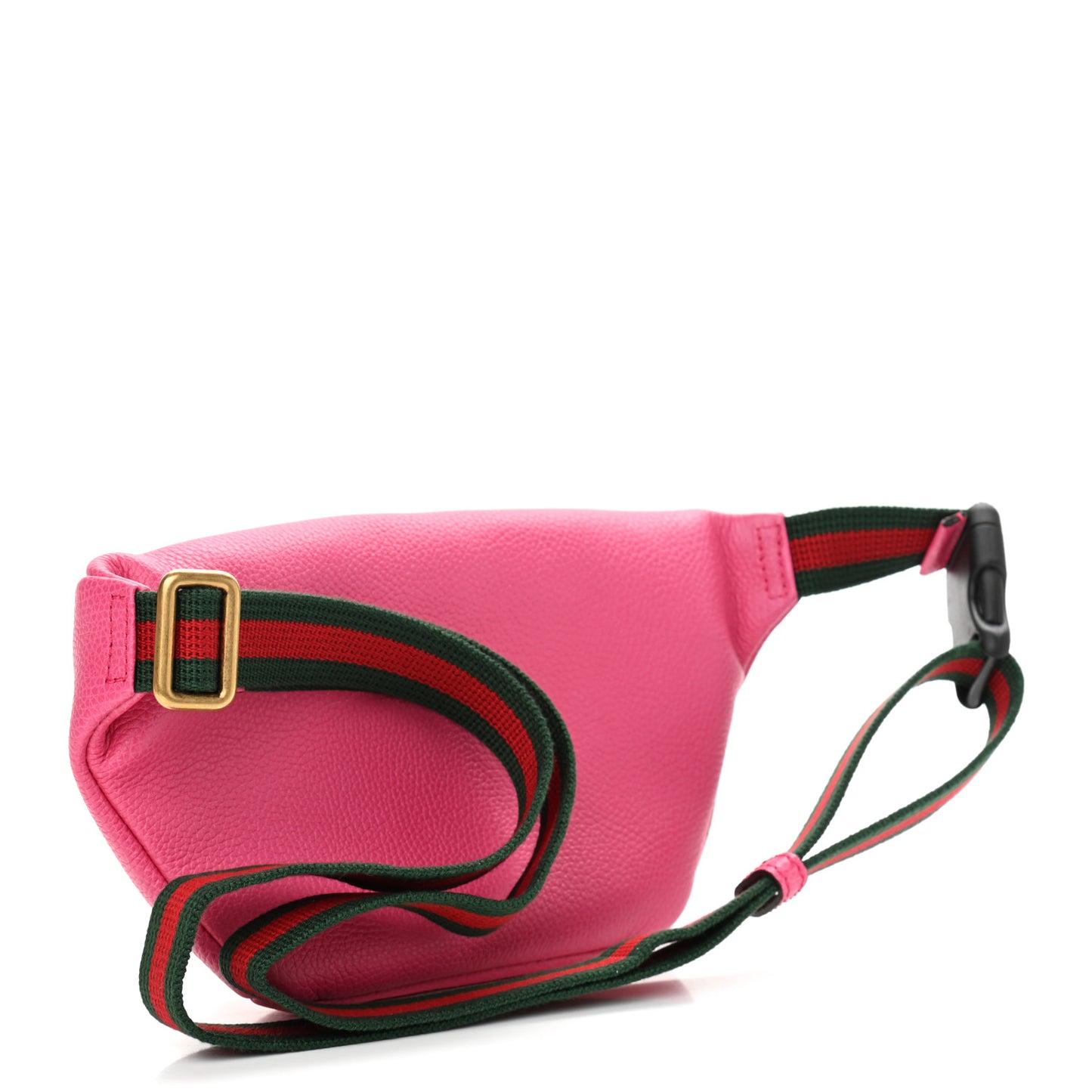 Grained Calfskin Small Logo Belt Bag Box Pink Green