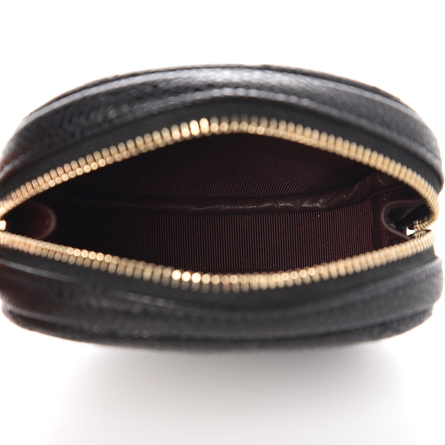 Chanel Caviar Quilted Zip Around Classic Coin Purse Black 5 of 7