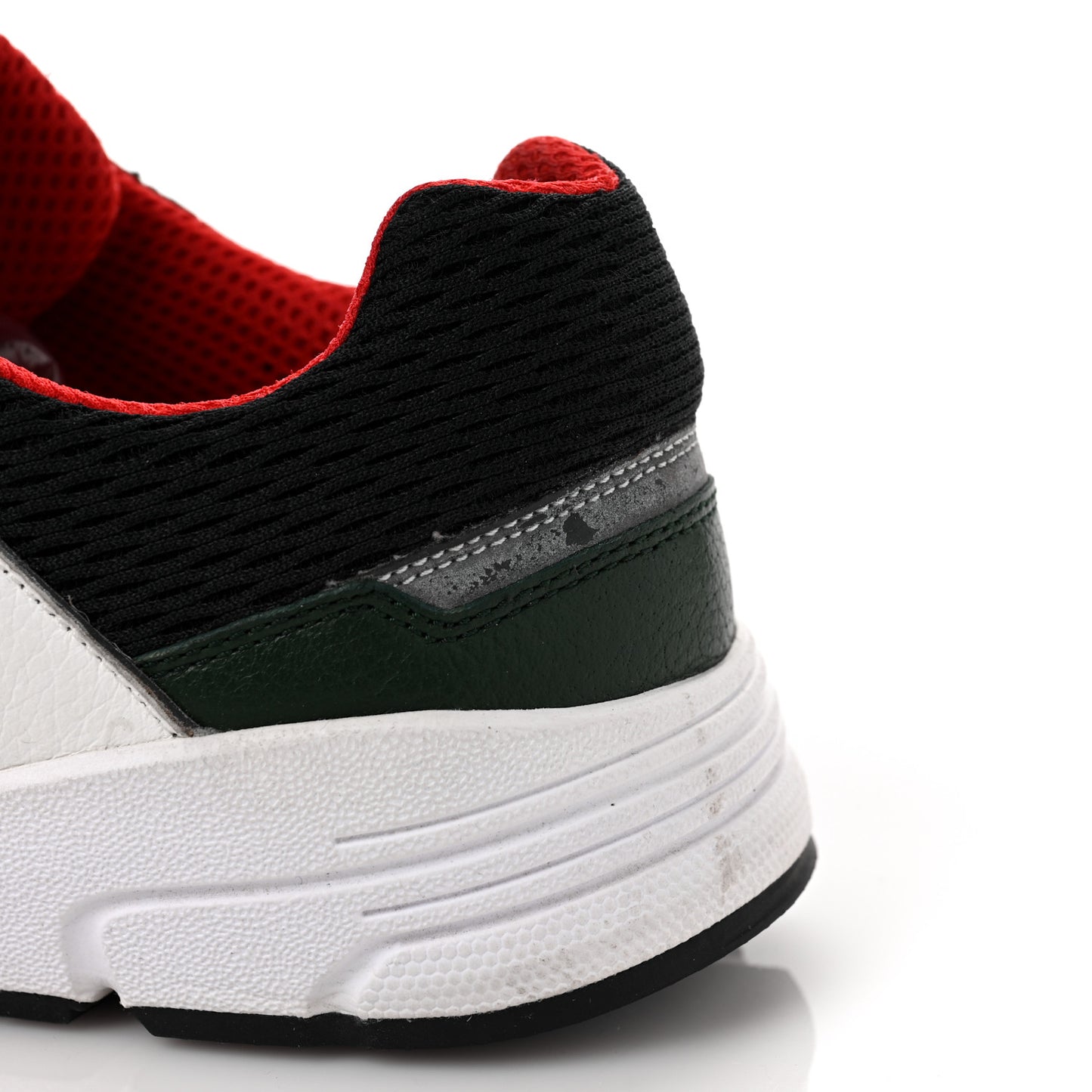 Calfskin Womens Interlocking G Sneakers 38.5 Black White