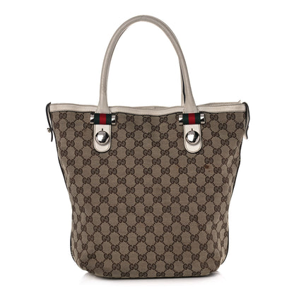 Gucci GG Monogram Medium Match Ball Tote Off White 1 of 15