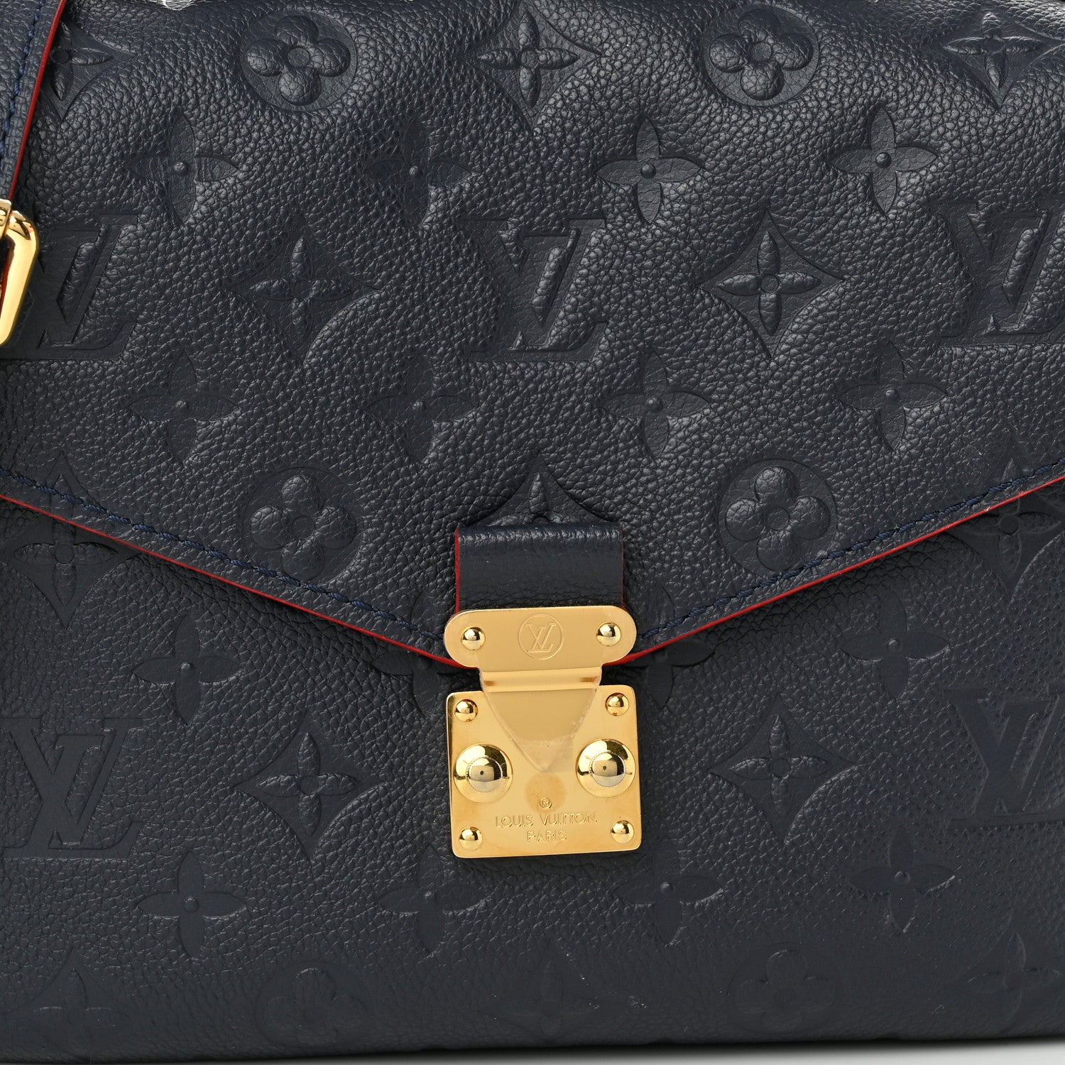 Louis Vuitton Empreinte Pochette Metis Marine Rouge 7 of 11