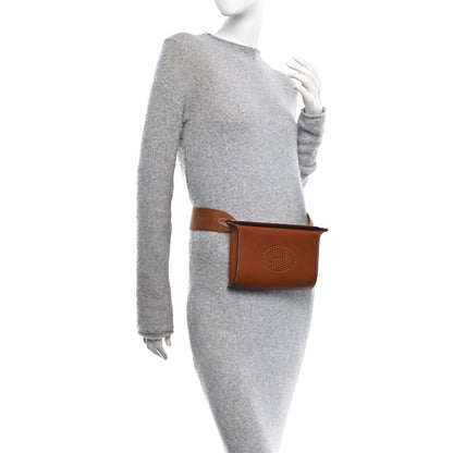 Hermes Barenia Faubourg Videpoches Fauve Gold 2 of 11
