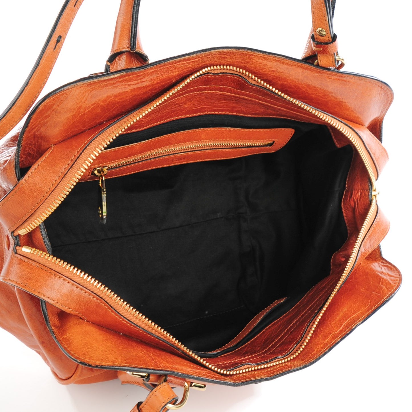 Tumbled Lambskin Medium Ethel Satchel Nutmeg Moka