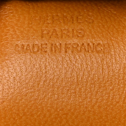 Hermes Milo Lambskin Grigri Rodeo Horse Bag Charm PM Naturel Bouton D'Or 4 of 4