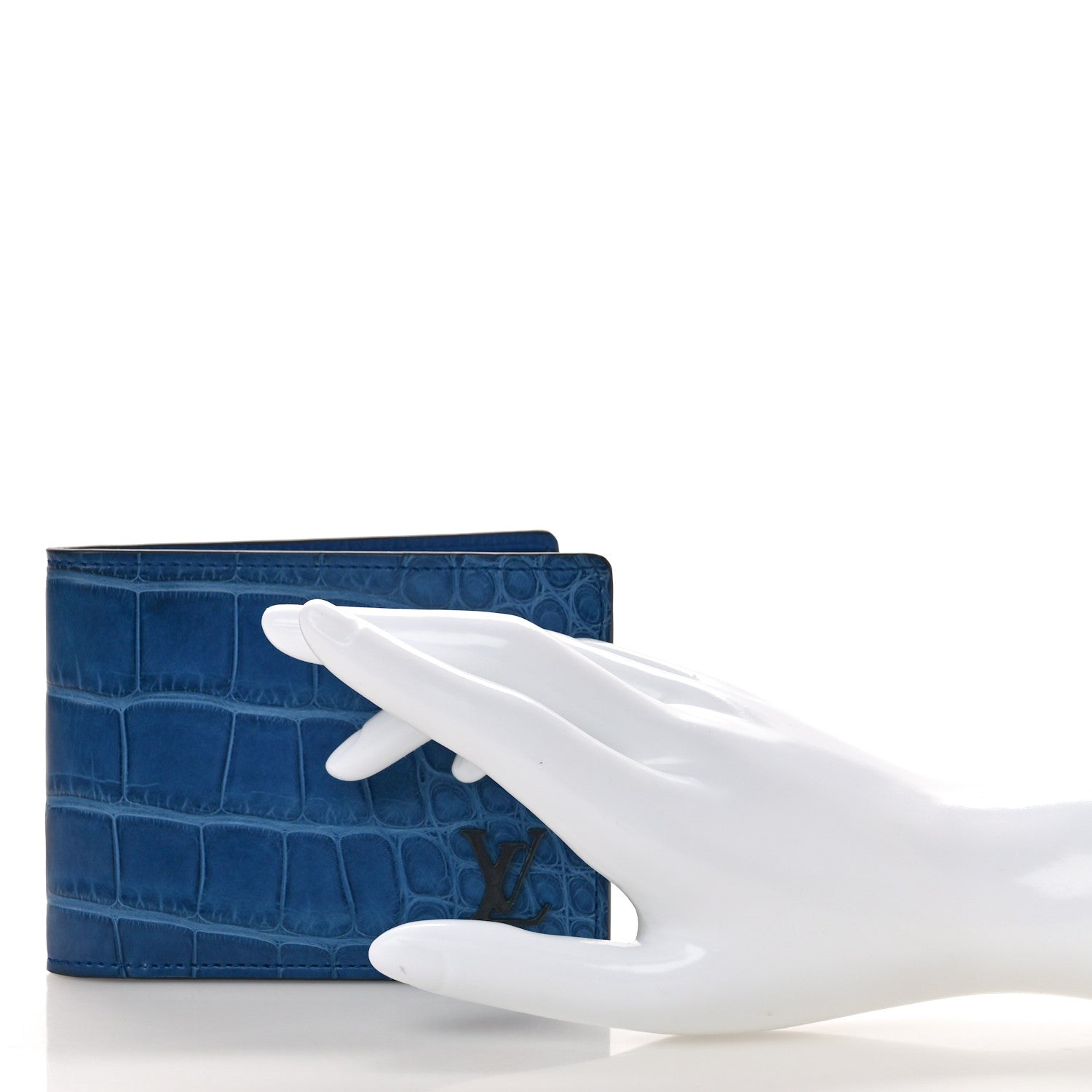 Louis Vuitton Crocodile Multiple Wallet Iceberg 2 of 7