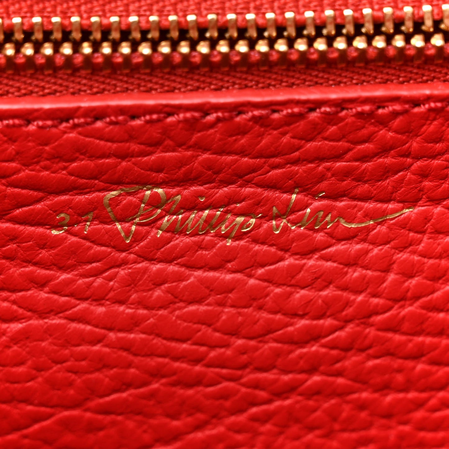 Textured Calfskin Mini Pashli Satchel Red
