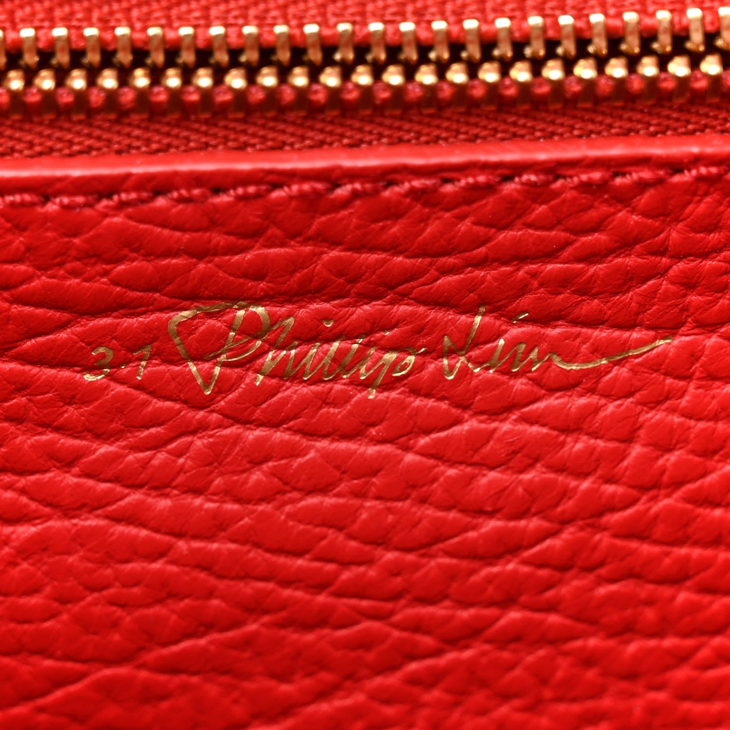 3.1 Phillip Lim Textured Calfskin Mini Pashli Satchel Red 6 of 14