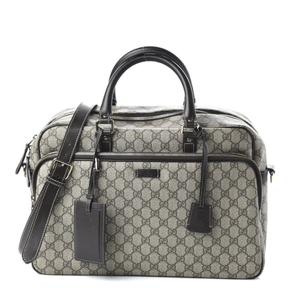 Gucci GG Plus Monogram Medium Travel Bag Dark Brown 1 of 8