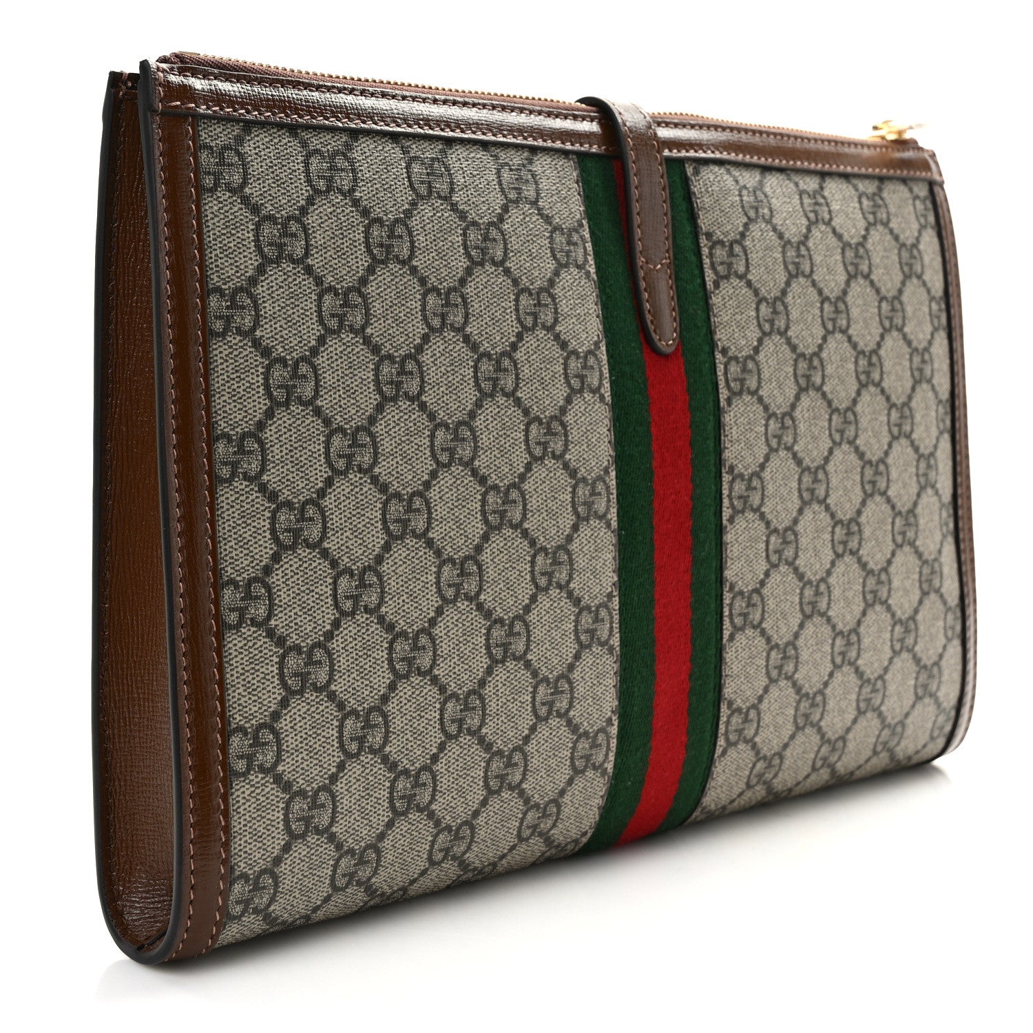 Gucci GG Supreme Monogram Large Jackie 1961 Pouch Brown 3 of 8