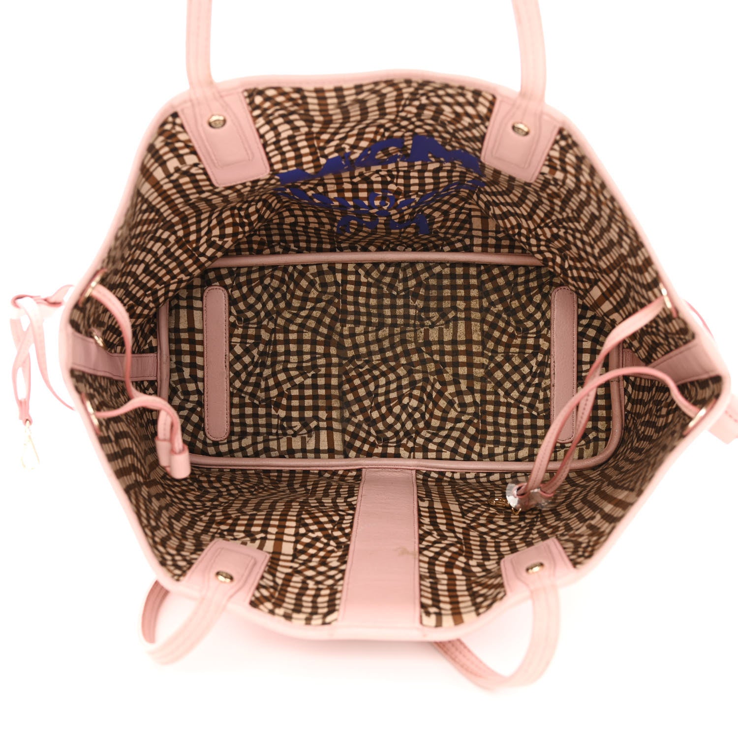 MCM Visetos Medium Liz Reversible Shopper Tote Soft Pink 5 of 21