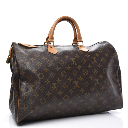 Louis Vuitton Monogram Speedy 40 2 of 16