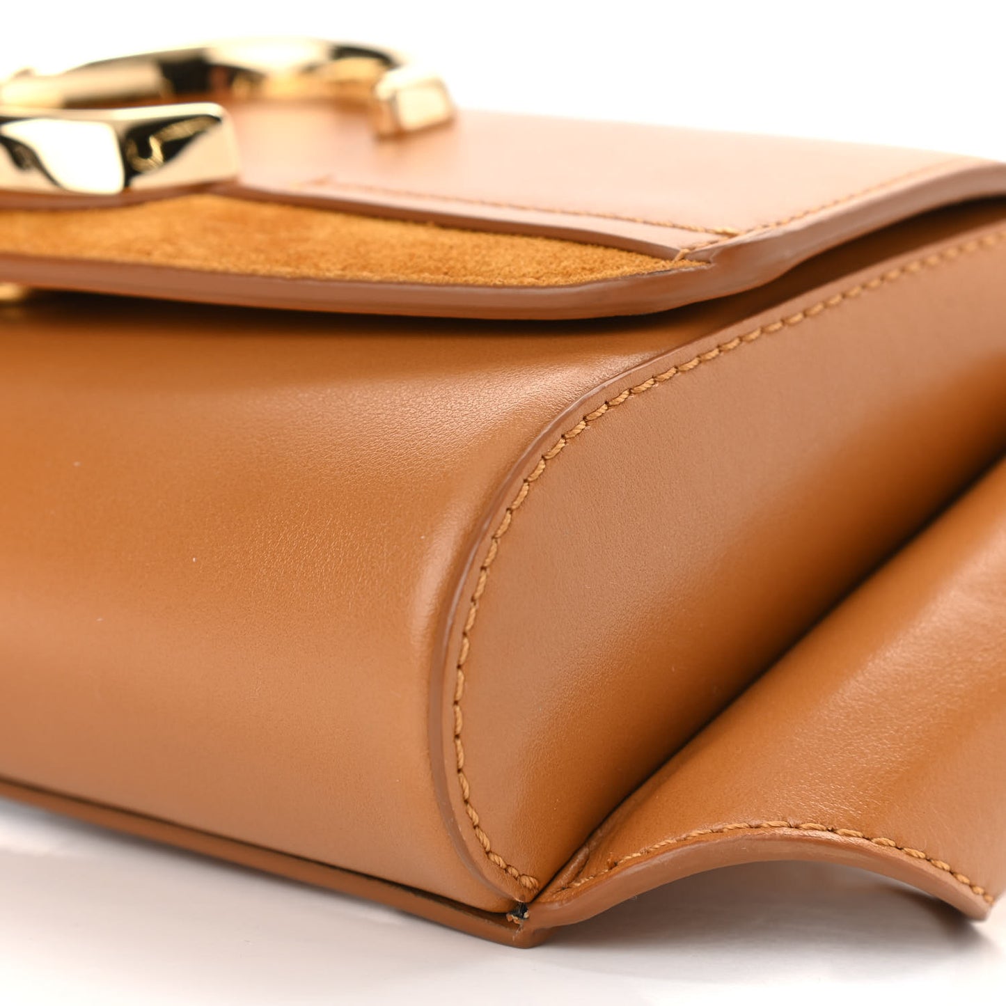 Calfskin Suede C Belt Bag Tan