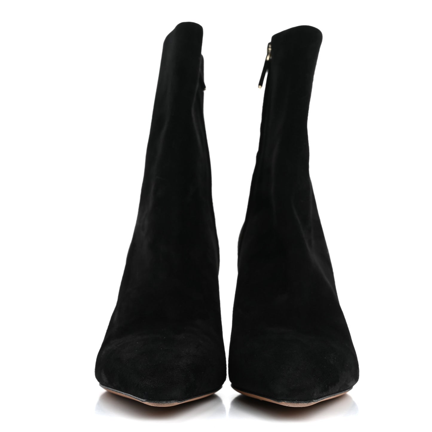 Suede D-Fame Ankle Boots 41 Black