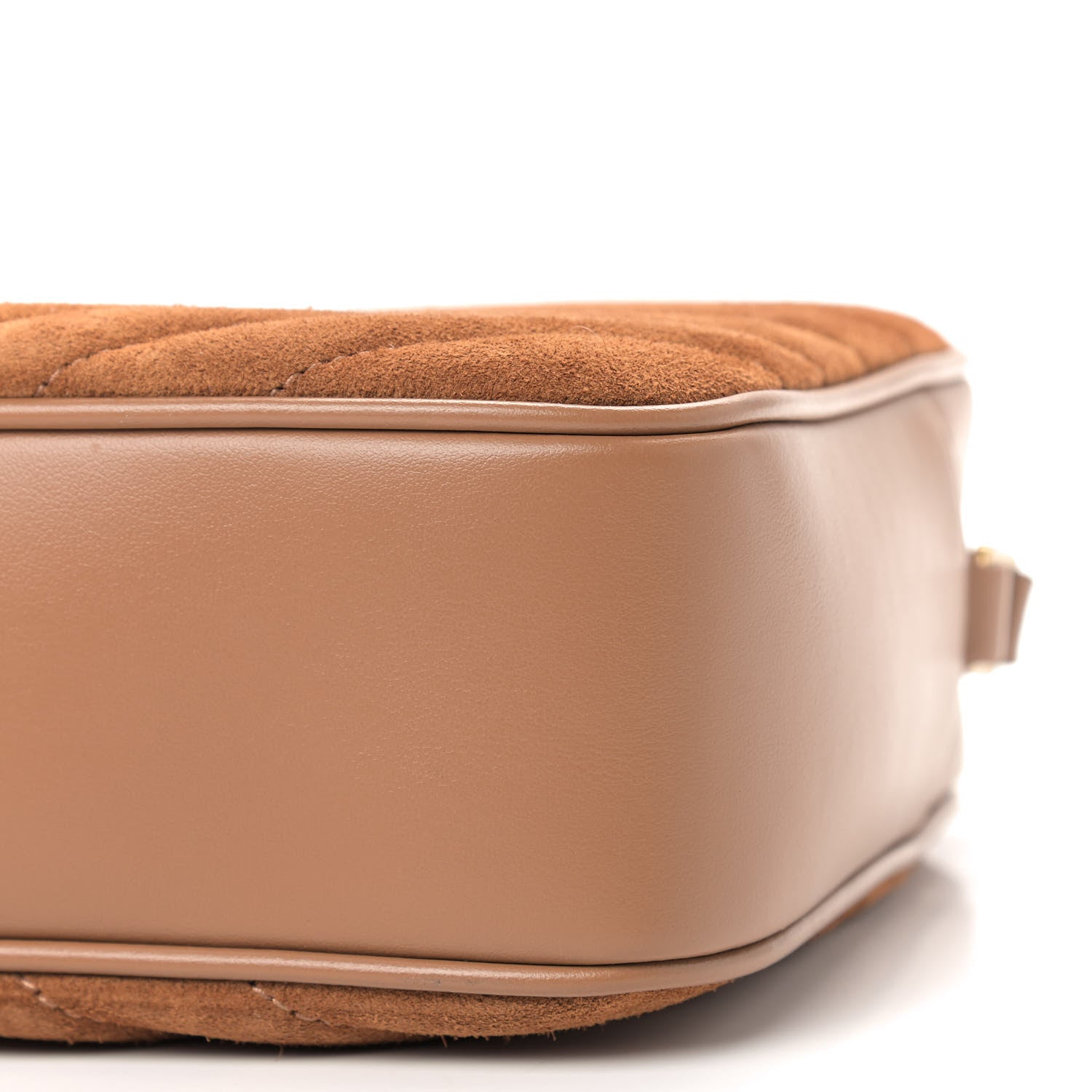 Saint Laurent Suede Matelasse Monogram Lou Camera Bag Cinnamon 6 of 8