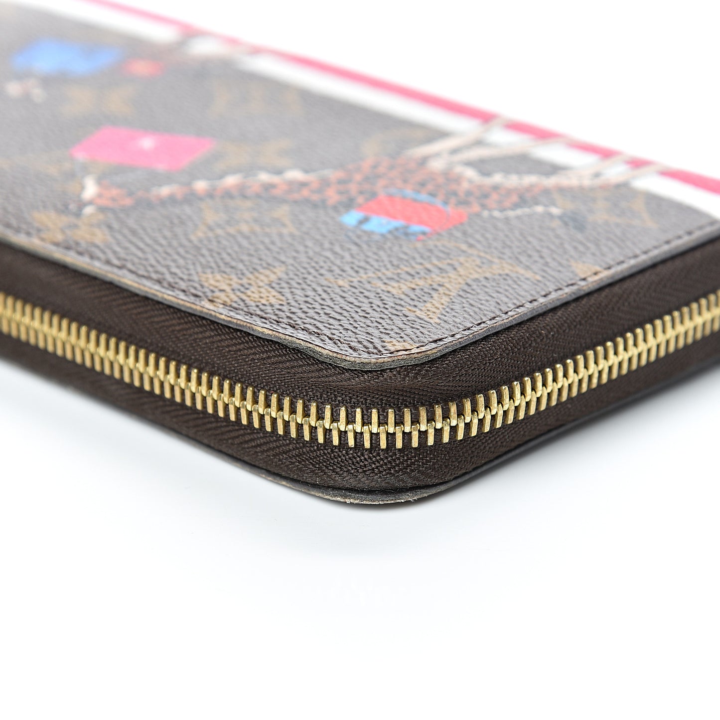 Monogram 2017 Christmas Animation Zippy Wallet
