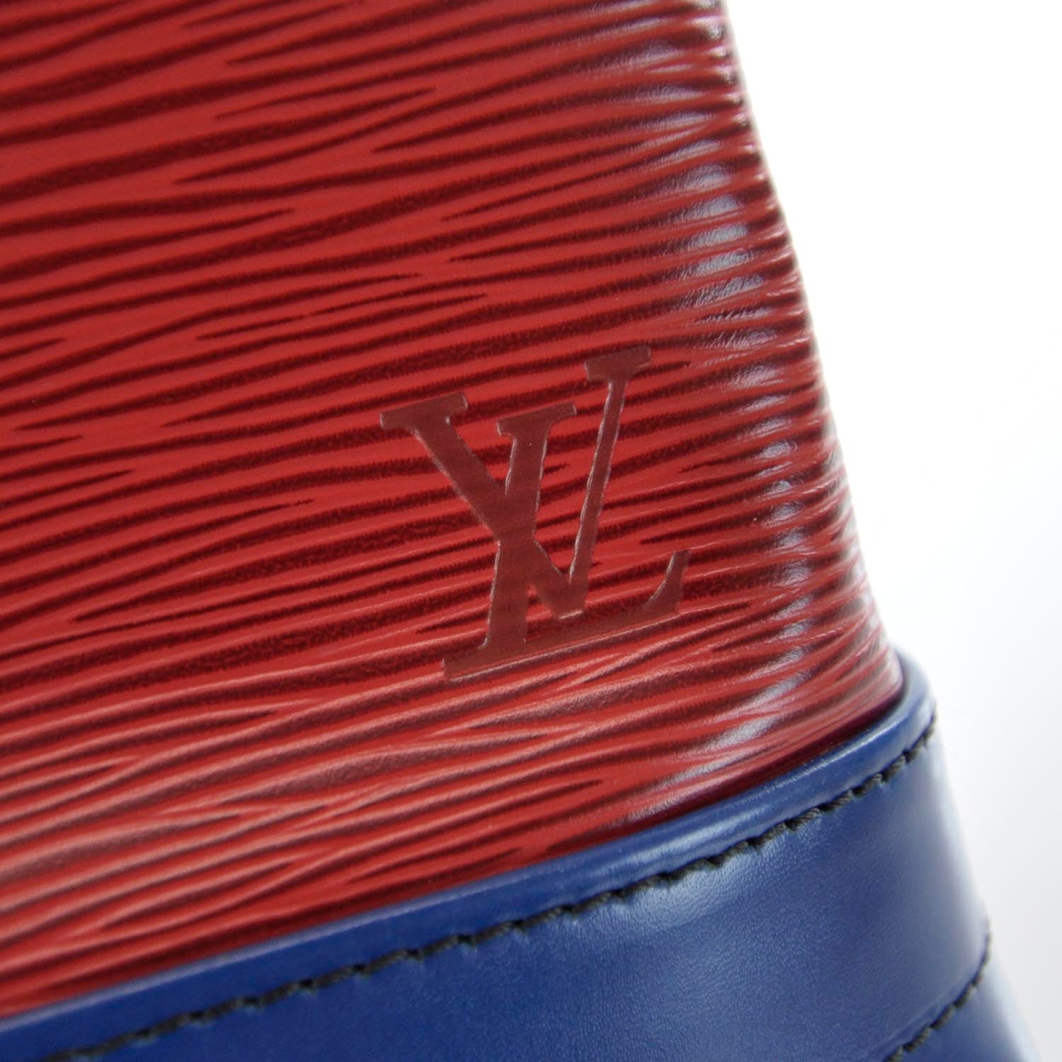 Louis Vuitton Epi Large Noe Red Blue 8 of 12