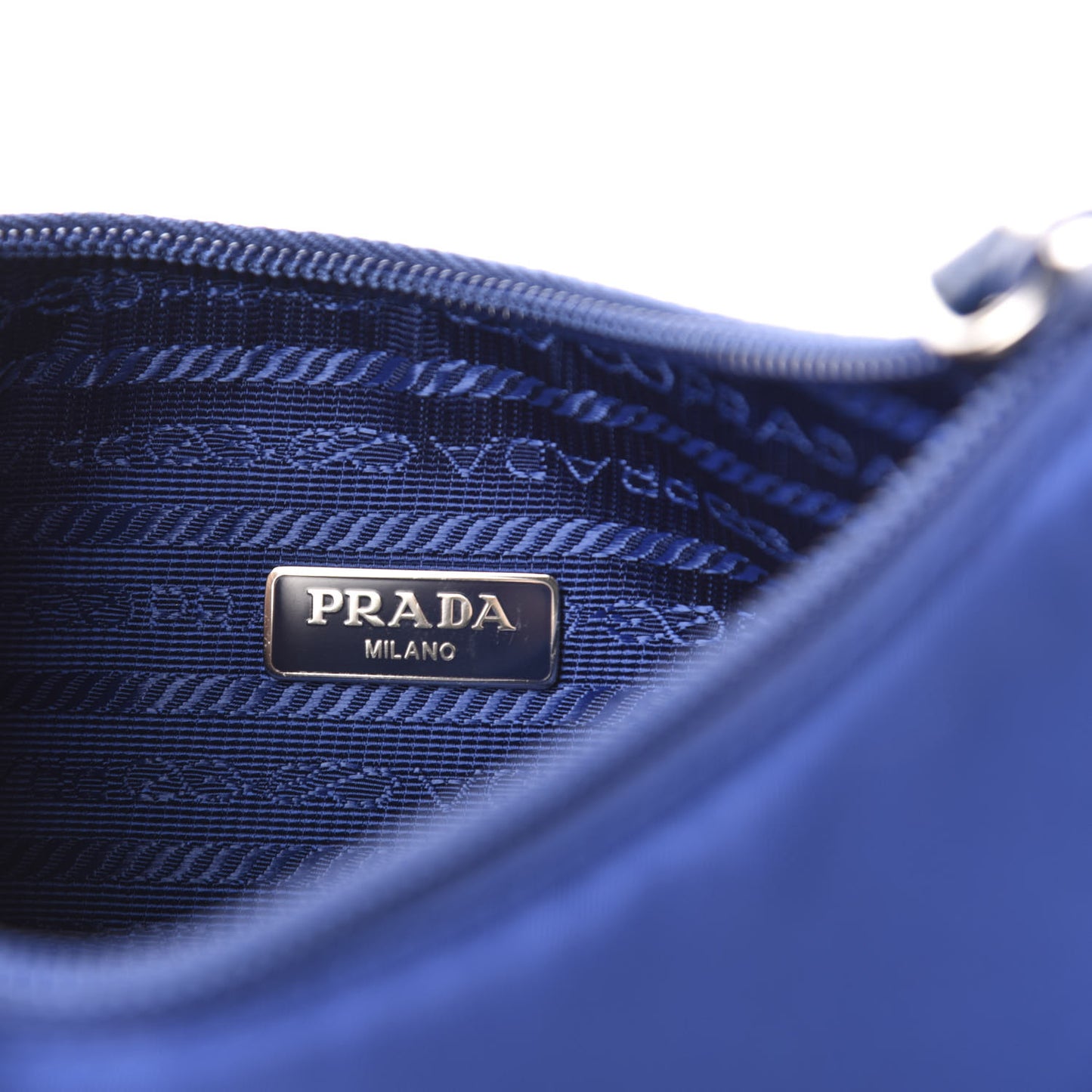 Tessuto Nylon Mini Re-Edition 2000 Bag Bluette