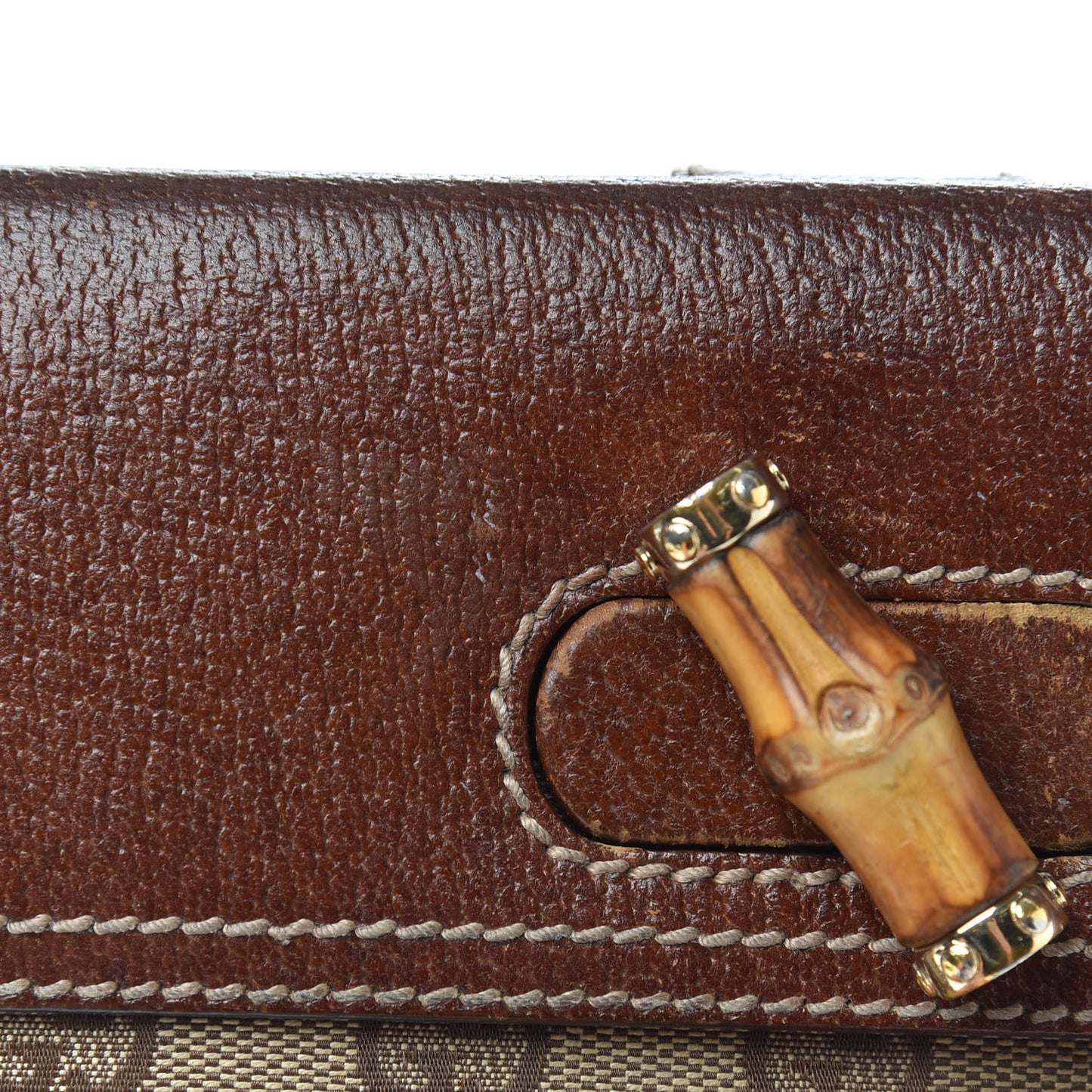Monogram Bamboo Continental Wallet Brown