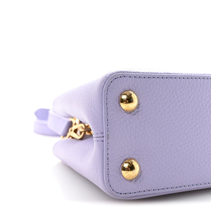 Louis Vuitton Taurillon Kintsugi Capucines BB Iris 8 of 9