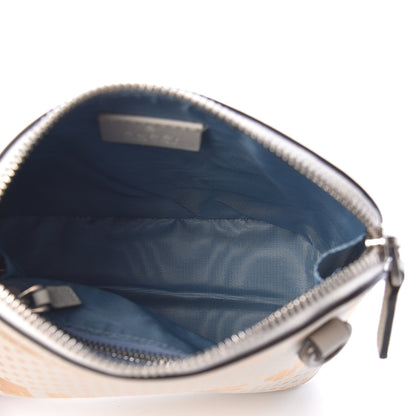 Gucci X SEGA Calfskin GUCCY Stars Mini Dome Shoulder Bag Mystic White Gold 5 of 9