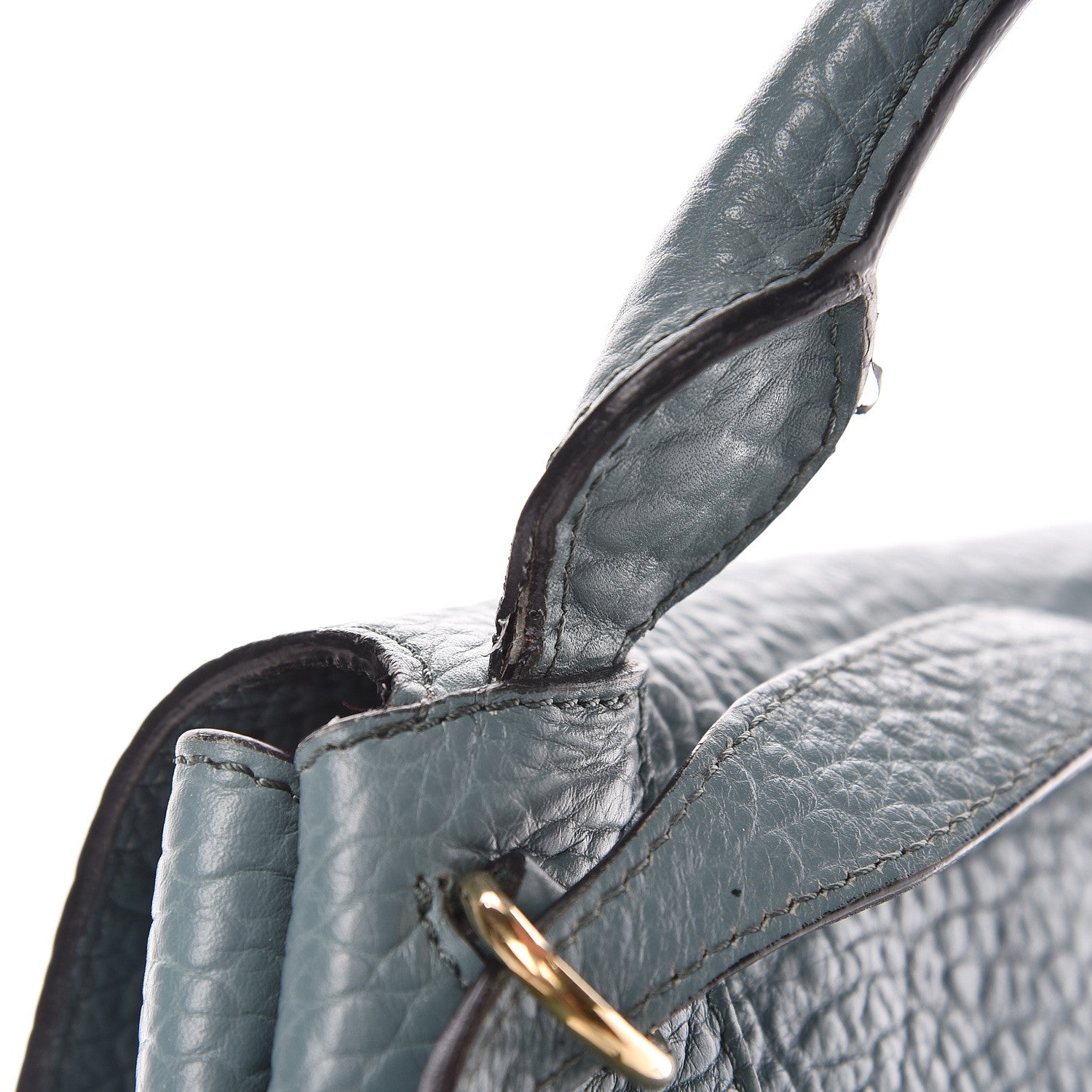 Burberry Grainy Calfskin Shoulder Bag Turquoise 11 of 17
