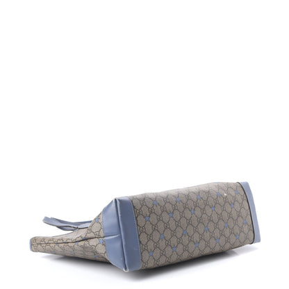 Gucci GG Supreme Stars Tote Blue 4 of 15