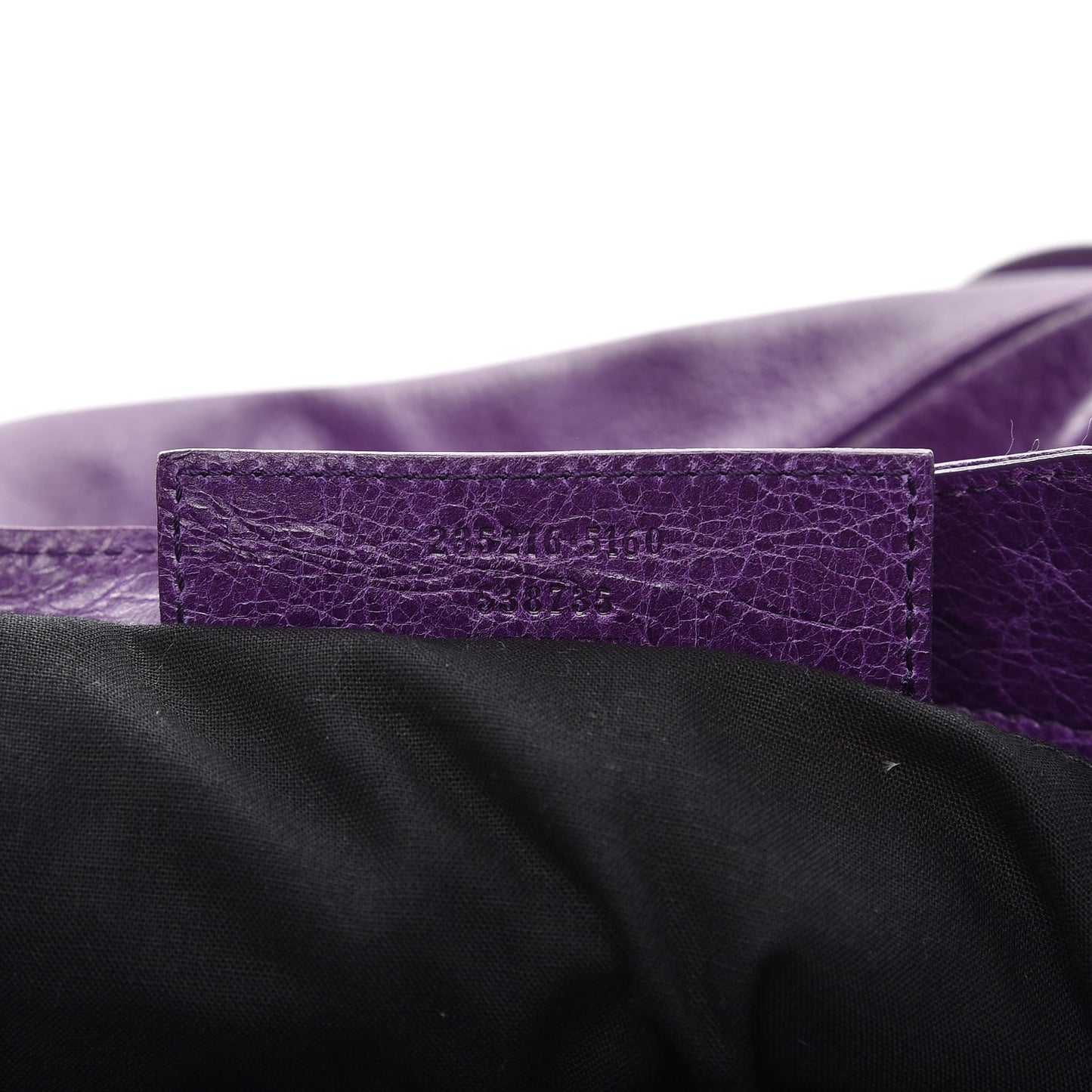 Agneau Classic Gold Hardware Velo Dark Violet
