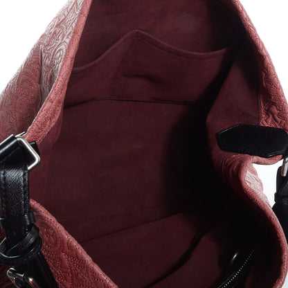 Louis Vuitton Monogram Lambskin Antheia Hobo PM Framboise 5 of 7