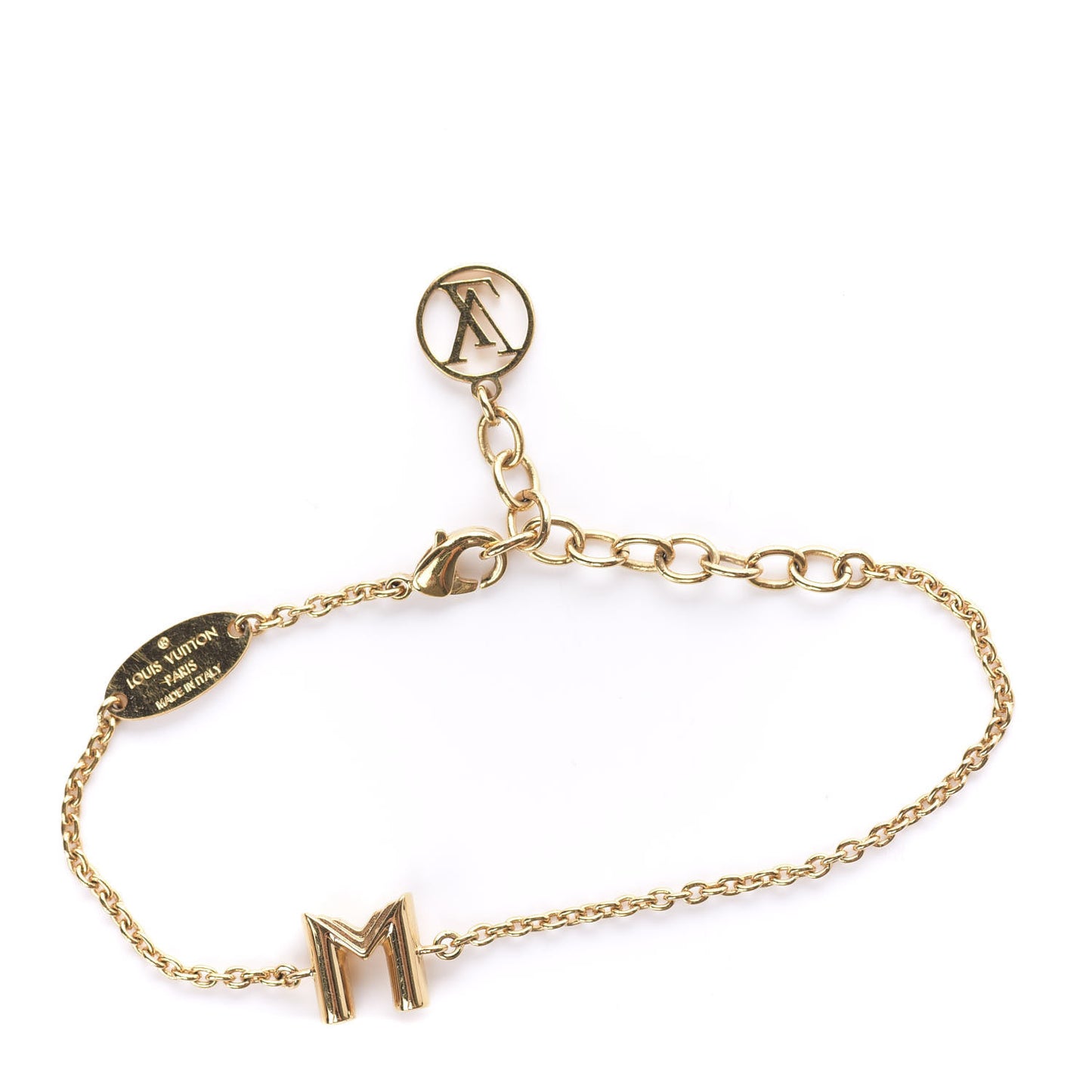 LV And Me Letter M Bracelet Gold