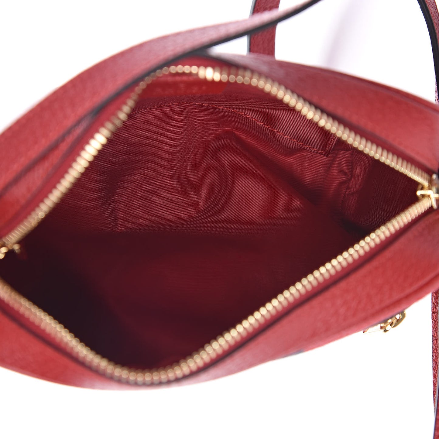 Canvas Sylvie Stripe Mini Ophidia Camera Bag Mystic White Hibiscus Red Maritime
