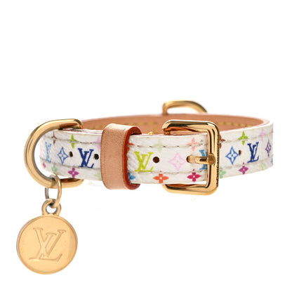 Louis Vuitton LV X TM Monogram Multicolor Dog Collar PM White 1 of 6