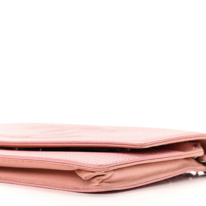 Chanel Caviar Timeless CC Wallet On Chain WOC Pink 11 of 11