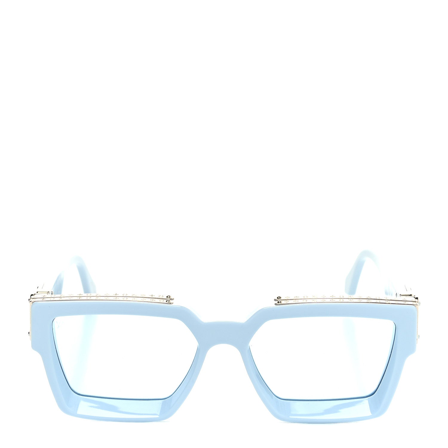Louis Vuitton Acetate 1.1 Millionaires Sunglasses Z1327W Pale Blue 2 of 8