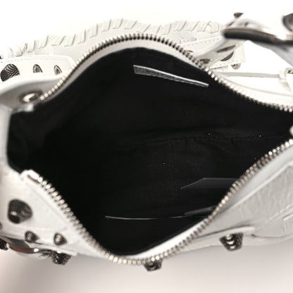 Balenciaga Agneau Arena Le Cagole Shoulder Bag XS Optic White 6 of 10