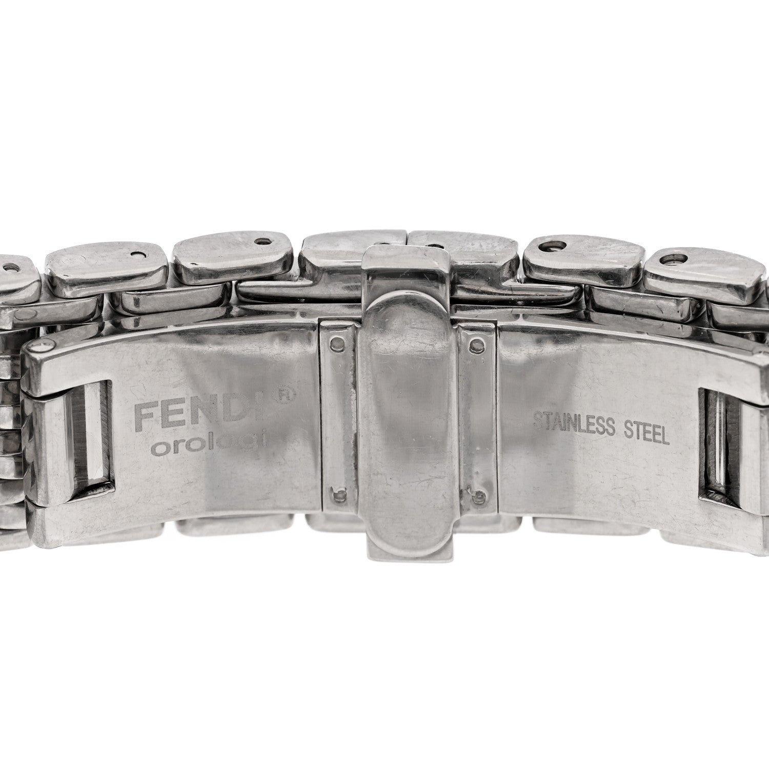 Fendi Stainless Steel Diamond Topaz 38mm Crazy Carats Rotating Gem Quartz Watch 7 of 7
