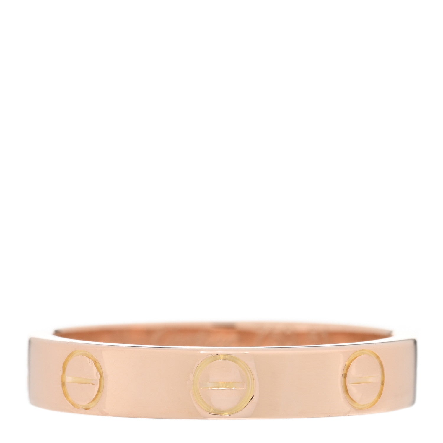 Cartier 18K Pink Gold 3.5mm LOVE Wedding Band Ring 51 5.75 1 of 4
