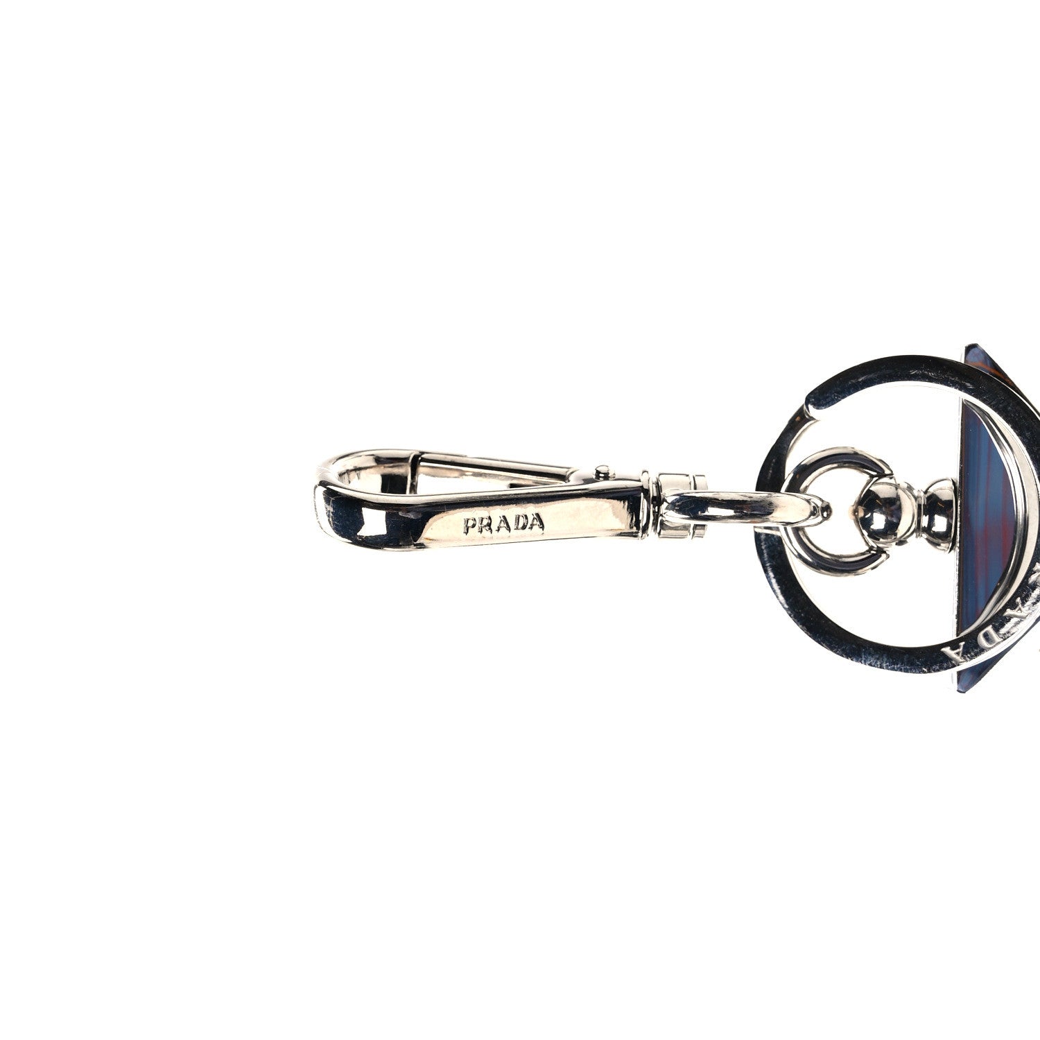 Prada Saffiano Edward Robot Trick Keychain Black 3 of 4