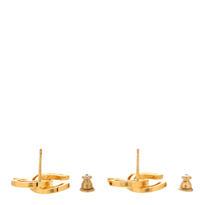 Chanel Metal Obazine CC Earrings Gold 3 of 4