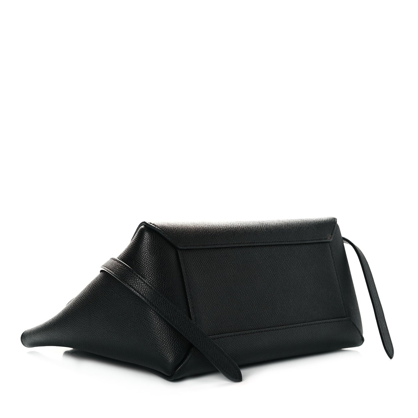Grained Calfskin Micro Belt Bag Black