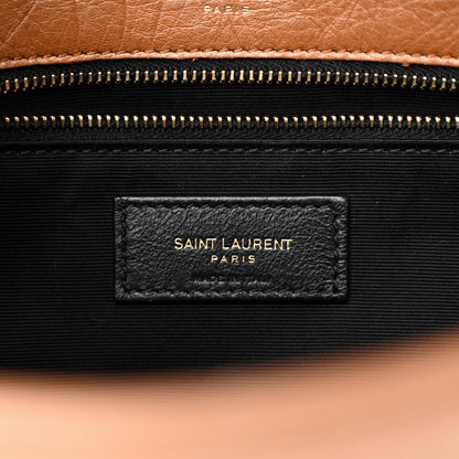 Saint Laurent Crinkled Calfskin Matelasse Monogram Medium Niki Chain Satchel Light Caramel 6 of 10