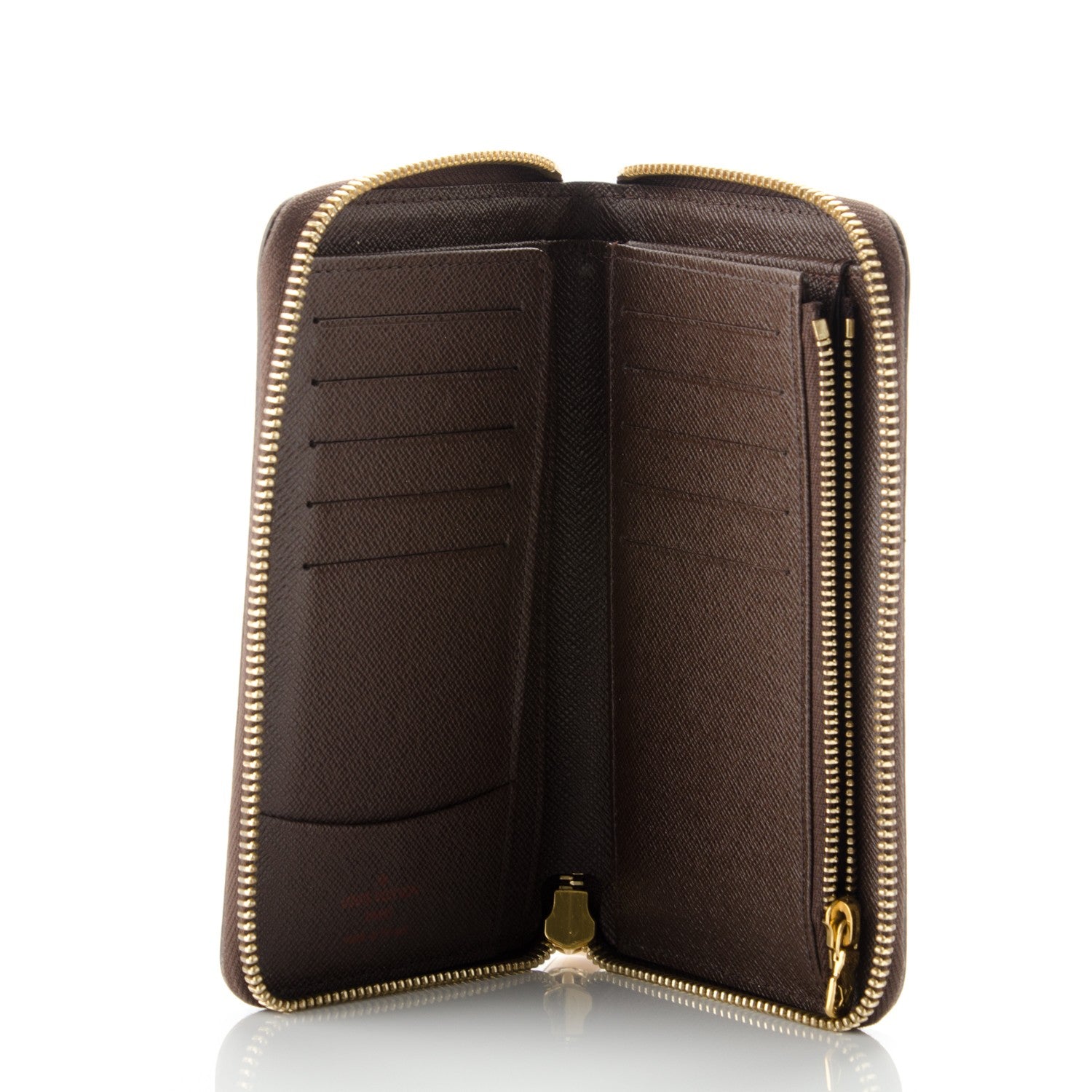 Louis Vuitton Damier Ebene Zippy Compact Wallet 5 of 7